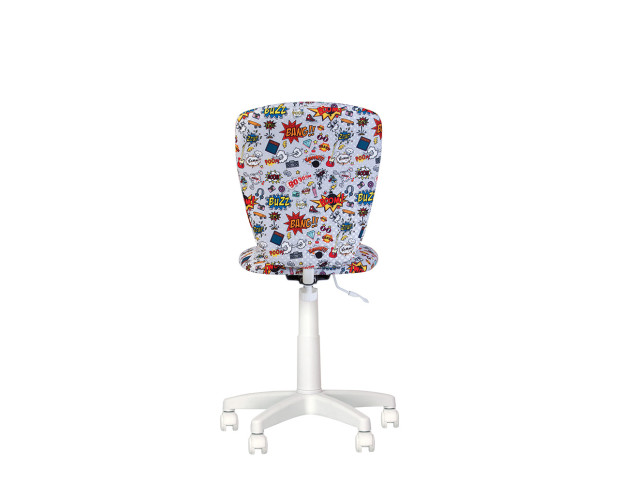 Стул POLLY GTS white PL55, СМ-02 (серый)