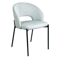 Стул ELSA, св.-зеленый велюр Cord-25/черный
