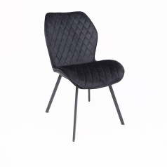 Стул HARVEY, черный велюр G062-50/черный