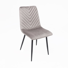 Стул VIOLIN, бежевый велюр/черный