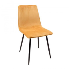 Стул CODY, горчичный велюр 42/черный
