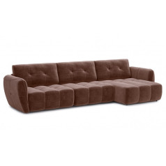 Угловой диван Треви-4 ткань Kengoo nut