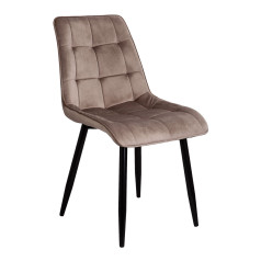 Стул FRED, бежевый велюр HLR-08/черный