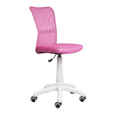 Кресло поворотное EVA, ткань-сетка, (розовый)