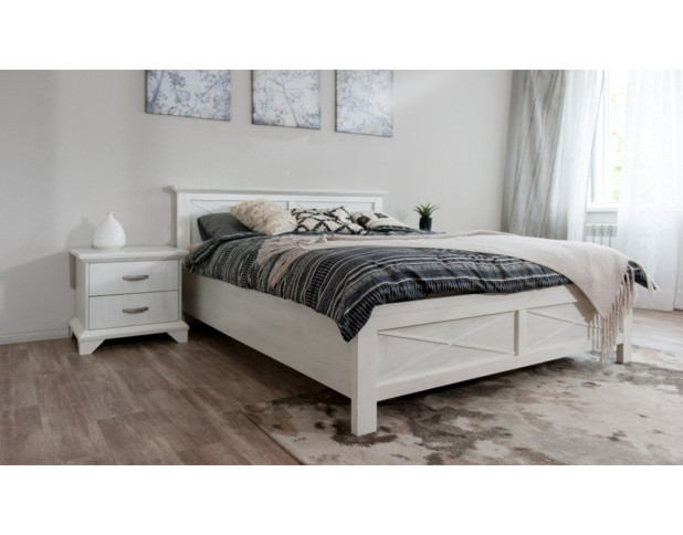 Тумба Лорена 2ящ Бетон пайн белый