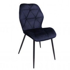 Стул CONGO NEW, кобальт велюр G062-55/черный