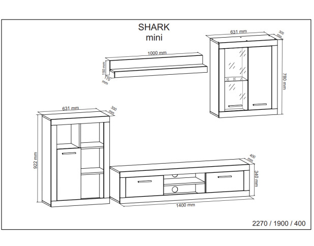 Гостиная ШАРК МИНИ