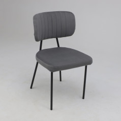 Стул ХЕНДИ, Серый CAMARO 18/Черный, ткань