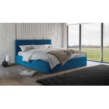 Мягкая кровать Фернандо 180 Antonio blue (подъемник)