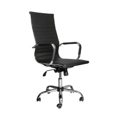 Кресло поворотное ELEGANCE, NEW, ECO, черный