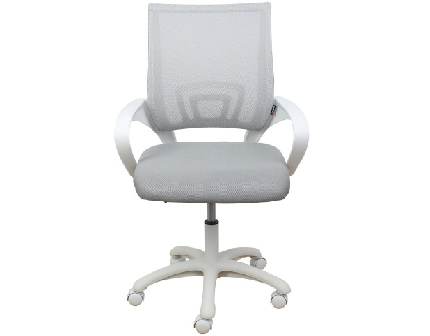 Кресло поворотное RICCI, WHITE (светло-серый)