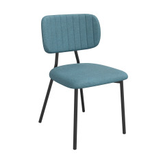 Стул ХЕНДИ, Джинса/Черный, ткань