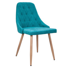 Стул LARA, бирюзовая ткань1701-21/дуб