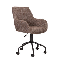 Кресло поворотное GRASSO, ткань/светло-коричневый