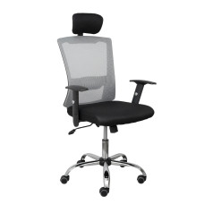 Кресло поворотное SIRIUS, ткань-сетка, серый/черный