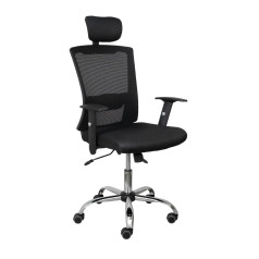 Кресло поворотное SIRIUS, ткань-сетка, черный