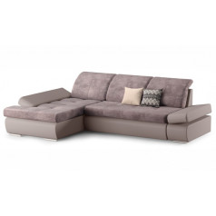 Диван угловой Сканди 2 левый угол Cortex latte/Marvel cocoa