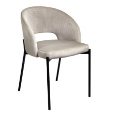 Стул ELSA, капучино велюр Cord-24/черный