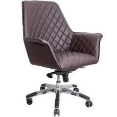 Кресло поворотное MELODY, ECO, коричневый