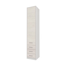 Шкаф комбинированный Innova-V02 Белый/Вудлайн