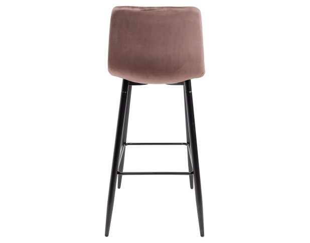 Стул ULTRA, барный, коричневый велюр HLR-49/черный