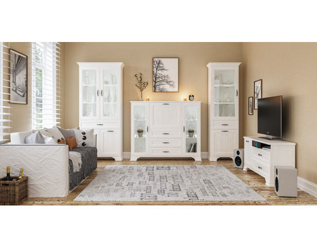 Шкаф с витриной Юнона МН-132-10