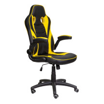 Кресло поворотное JORDAN, желтый+черный