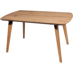 Стол ЭТНА, 140*85*75, дуб натуральный (ПР-3 DSW (02) КС-60 массив)