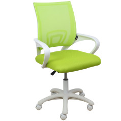 Кресло поворотное RICCI, WHITE (салатовый)