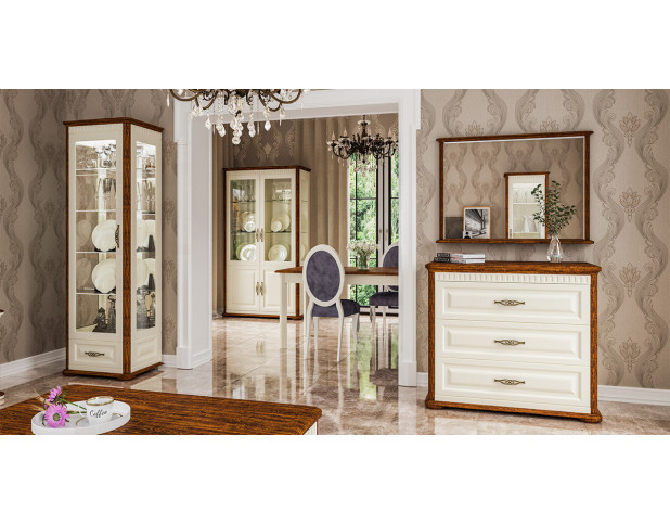 Шкаф с витриной Марсель МН-126-12