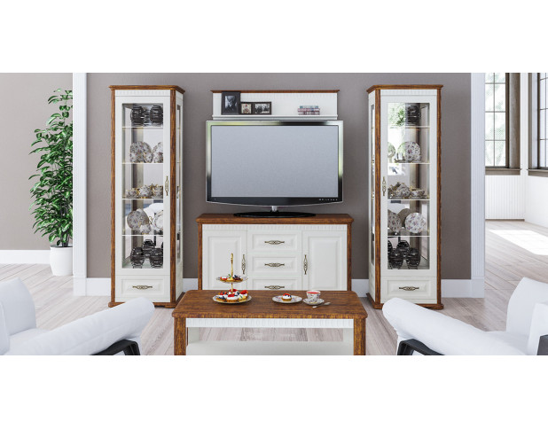 Шкаф с витриной Марсель МН-126-12