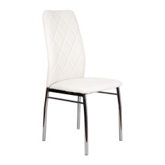 Стул LILY, белый/хром