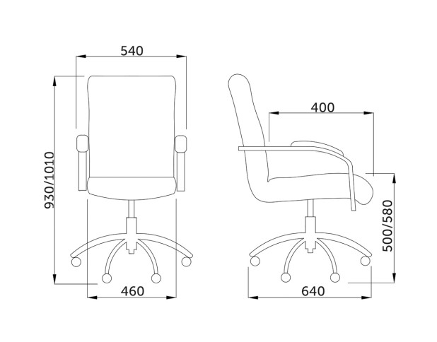 Стул поворотный SAMBA GTP S V-4