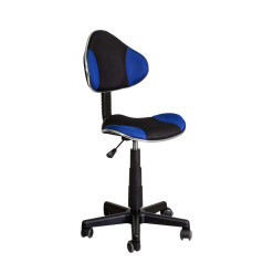 Кресло поворотное MIAMI, черный/синий