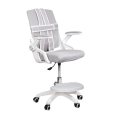 Кресло поворотное MOON, ткань, (cерый)