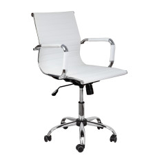 Кресло поворотное EMMANUEL, NEW, белый