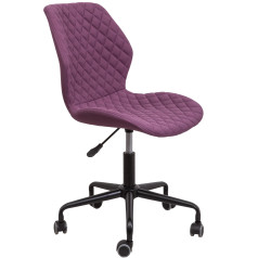 Кресло поворотное DELFIN, ткань, бордовый