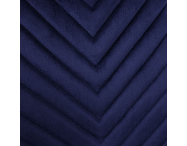 Стул VIOLIN, сапфировый велюр/черный