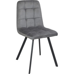 Стул ФИН Серый CAMARO 18/Черный, ткань