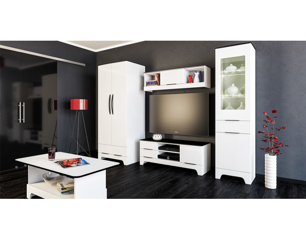 Шкаф с витриной Верона МН-128-07