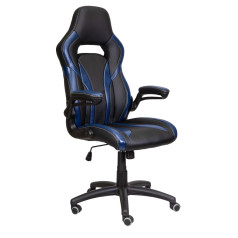 Кресло поворотное DRIVE, синий+черный