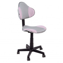 Кресло поворотное MIAMI, серый/розовый