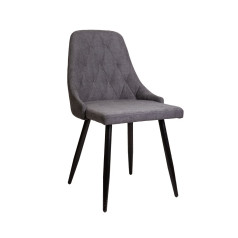 Стул LARA, темно-серая ткань 1701-30/черный