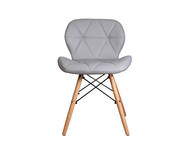 Стул COLIN, серый/дерево