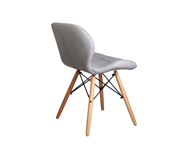 Стул COLIN, серый/дерево