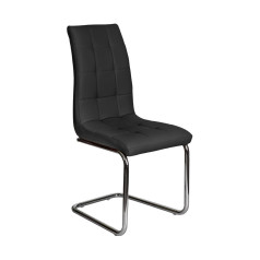 Стул ZEFIR, черный/хром