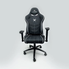 Кресло поворотное SPIDERMAN, ECO, черный/белый