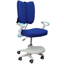 Кресло поворотное PEGAS, ткань, (синий)