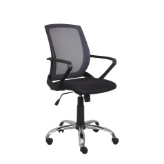 Стул FLY GTP CHROME OH/14 TW-1, (TILT), темно-серый/черный