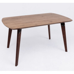 Стол ЭТНА, 140*85*75, дуб мореный (ПР-3 DSW (02) КС-60 массив)